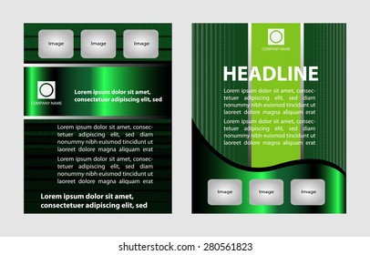 design for business flyer vector set 