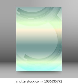 Design business presentation template. Glow light effect on colors background. Vector illustration for financial infographics, number banners, charts and graphs background, graphs and tables. EPS 10