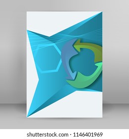 Design business presentation template. Vector illustration for technology infographics, number banners, charts and graphs or background, graphs and tables. EPS 10