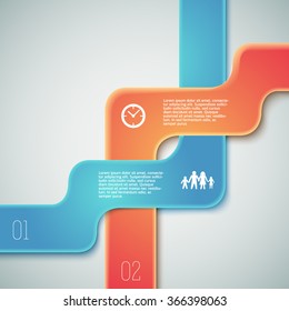 Design business presentation template. Vector illustration for technology infographics, number banners, charts and graphs or powerpoint background, graphs and tables. EPS 10