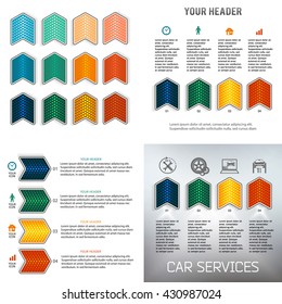 Design business presentation template. Vector illustration for technology infographics, number banners, charts and graphs or powerpoint background, graphs and tables. EPS 10