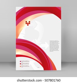 Design business presentation template. Vector illustration for technology infographics, number banners, charts and graphs or background, graphs and tables. EPS 10