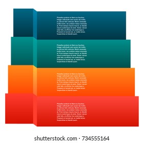 Design business presentation template. Vector illustration for technology infographics, number banners, charts and graphs or powerpoint background, graphs and tables. EPS 10