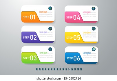 Design Business template infographic chart element with place date for presentations.