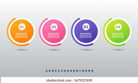 Vector Illustration Infographic Design Template Icons Stock Vector ...