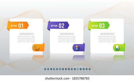 Design Business template infographic chart element with place date for presentations.