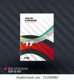 Design of business vector template, brochure, abstract annual report, cover modern layout,