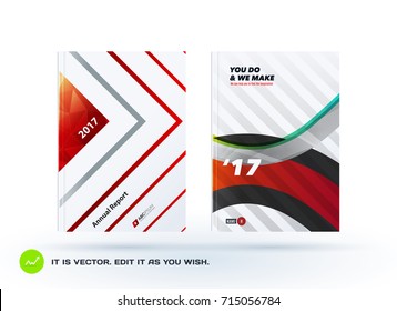 Design of business vector template, brochure, abstract annual report,