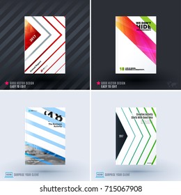 Design of business vector template, brochure, abstract annual report,