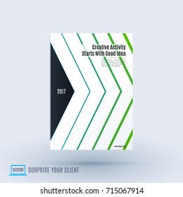 Design of business vector template, brochure, abstract annual report,