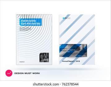 Design of business vector template, brochure
