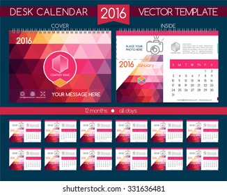 Wall Monthly Calendar Year 2017 Different Stock Vector (Royalty Free ...