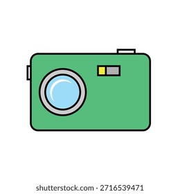 Diseño de la cámara digital ilustración gráfica