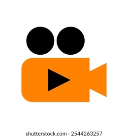 Ícone de câmera de design para cineasta