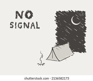 Design of camping at night