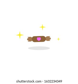 Design candy icon templates on Valentine's Day