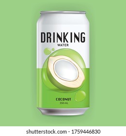 Design of canned coconut water