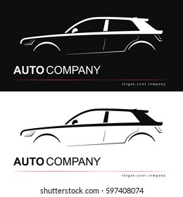 Design car silhouette. Vector illustration.