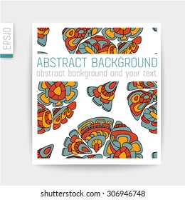 Design of card in cut out background.
vector card.