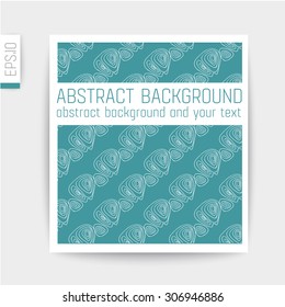 Design of card in cut out background.vector card.