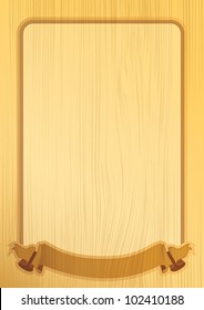 Design card  with wooden texture