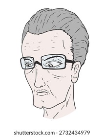 Design cartoon man draw