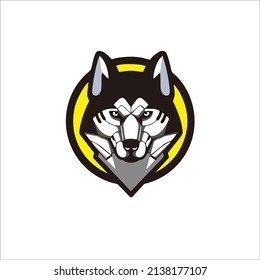 design cartoon wolf robot character for your mascot and products