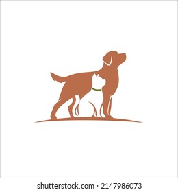 design a cat dog illustration for your mascot, t-shirt and identity