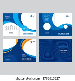 Design of catalog cover, booklet, flyer, layout for presentation, advertising, modern graphic design