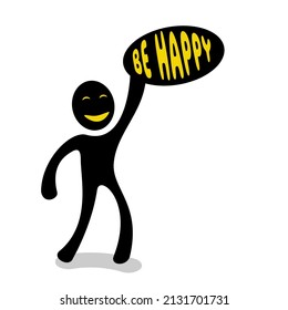 a design to celebrate the international day of happiness or world happiness day and related to the theme of happiness