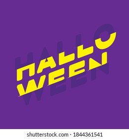 Design for celebrating Halloween Holiday with stay safe concept because Many traditional Halloween activities can be high-risk for spreading viruses, vector illustration.