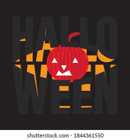 Design for celebrating Halloween Holiday with stay safe concept because Many traditional Halloween activities can be high-risk for spreading viruses, vector illustration.