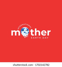 Design for celebrating Happy Earth Day with climate change concept in vector illustration.