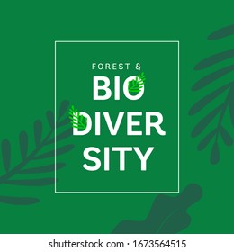 Design for celebrating International Day of Forest, march 21th in vector Illustration.environment day poster