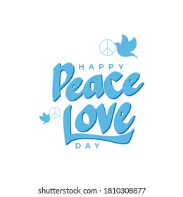 Design for celebrating international day of peace. happy world peace day greeting. vector illustration
