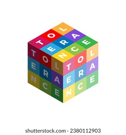 design for celebrating international day of tolerance in vector