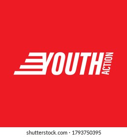 Design for celebrating International youth day event. August 12. Campaign vector illustration with youth engagement for global action theme