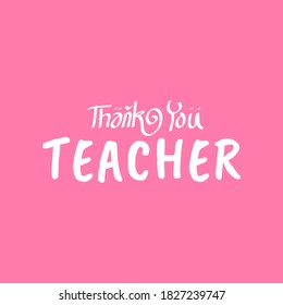 Design for celebrating teacher's day vector illustration. happy teacher's day greeting