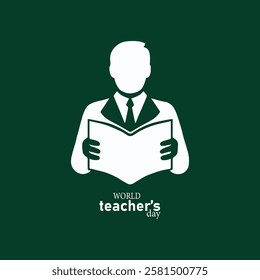 Design for celebrating teacher's day vector illustration.