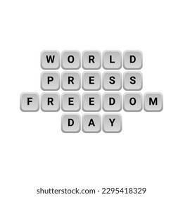 Design for celebrating world press freedom day , 2 May
