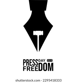 Design for celebrating world press freedom day , 2 May