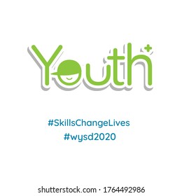 Design for celebrating World Youth Skills Day in Vector Illustration. 15 July