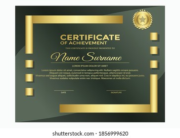 Design certificate for a champion.