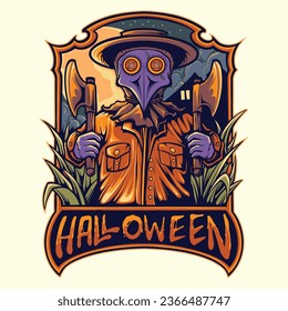 design character horror vector art