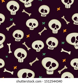 Design Character Pattern Halloween Party