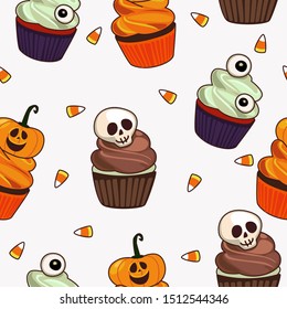 Design Character Pattern Halloween Party