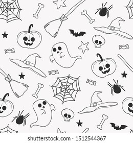 Design Character Pattern Halloween Party