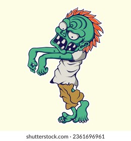design character zombies vector art