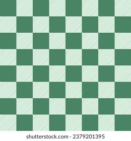 Design checker tartan pattern green on white background for wallpaper, fabric, clothing,backdrop,texture, wrapping paper, notebook cover ,curtain,pillow case.