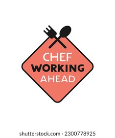 Design of chef work symbol